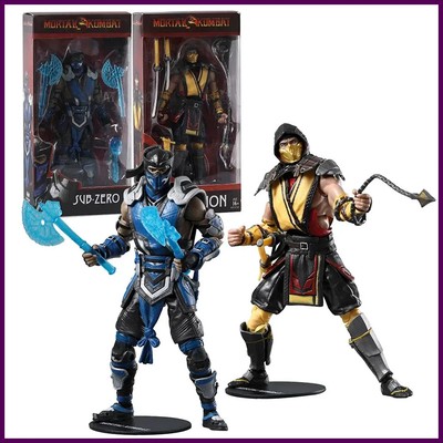 Sub-Zero Scorpion Mortal Kombat Decorations Action Figure Collection Toy Gift