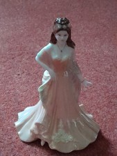 Coalport Figurine Debutante Of The Year 2001 The Rainbow Ball