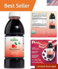 Authentic Organic Tart Cherry Juice Concentrate - 16 oz Superfood Supplement