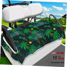 Tropical Golf Cart Seat Covers, Breathable Microfiber Golf Cart Seat Towel