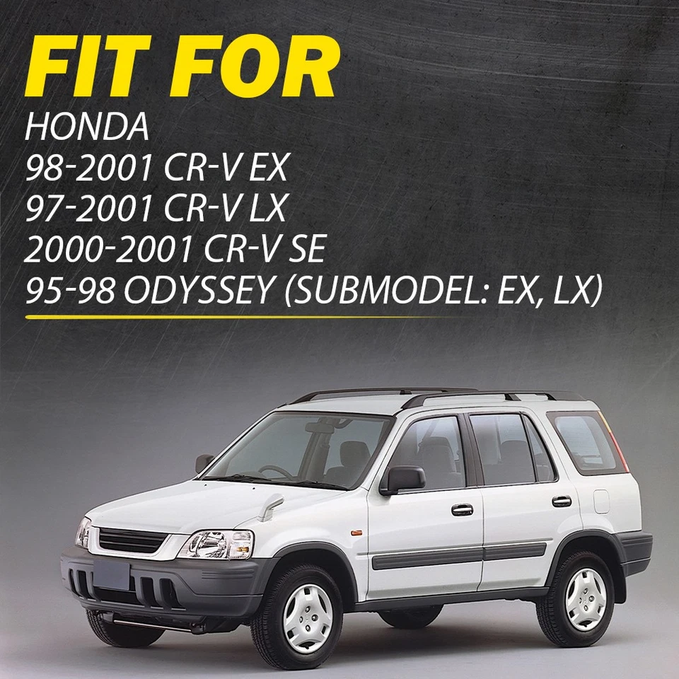 Juego de 2 piezas para HONDA CR-V CRV 1997-01 interior delantero trasero izquierdo derecho manija de puerta B Foto 2 de 4