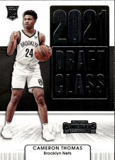 2021-22 Panini Contenders Cameron Thomas #27 2021 Draft Class Brooklyn Nets 22P