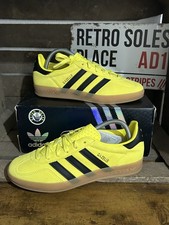 Adidas Originals ® Gazelle Indoor Giallo Nero Scamosciato UK Taglia 7 2024