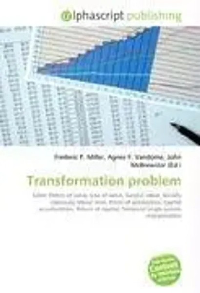 Frederic P. Miller (U. A.) | Transformation Problem | Taschenbuch | Englisch-image