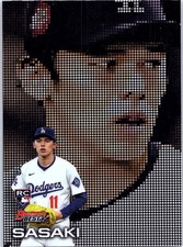 2025 Bowman's Best ROKI SASAKI #P-7 Pixel Portraits RC Dodgers
