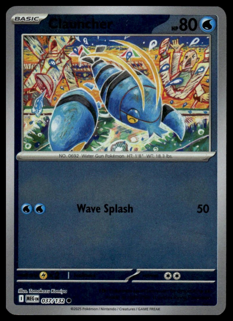 Clauncher ME01: Mega Evolution #037/132 Reverse Holo NM