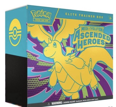 Pokemon TCG Mega Evolution Ascended Heroes Elite Trainer Box Sealed New MegaBox