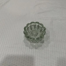 Ashtray , Glass Ashtray for cigarette cigar , Clear Crystal 1