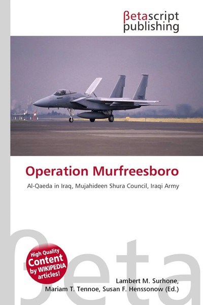Lambert M. Surhone (U. A.) | Operation Murfreesboro | Taschenbuch | Englisch-image