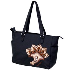 Longaberger Sisters Timeless Large Black Tote Carry On Bag Purse Very Nice New