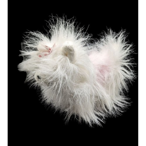GANZ Webkinz Cares White & Pink Yorkie Dog no code 6 in - Picture 2 of 8