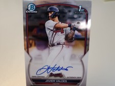 2023 Bowman Chrome Baseball JAVIER VALDES 1st Prospect Auto #CPA-JVS DVS 342