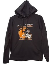 Nike Dri Fit Hoodie Black Pull Over  Princeton Football Tiger Kangaroo Pocket MD