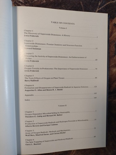 CRC Superoxide Dismutase By Larry W. Oberley, Volume 1 & 2 Bundle Chemistry - 第 23/24 張圖片