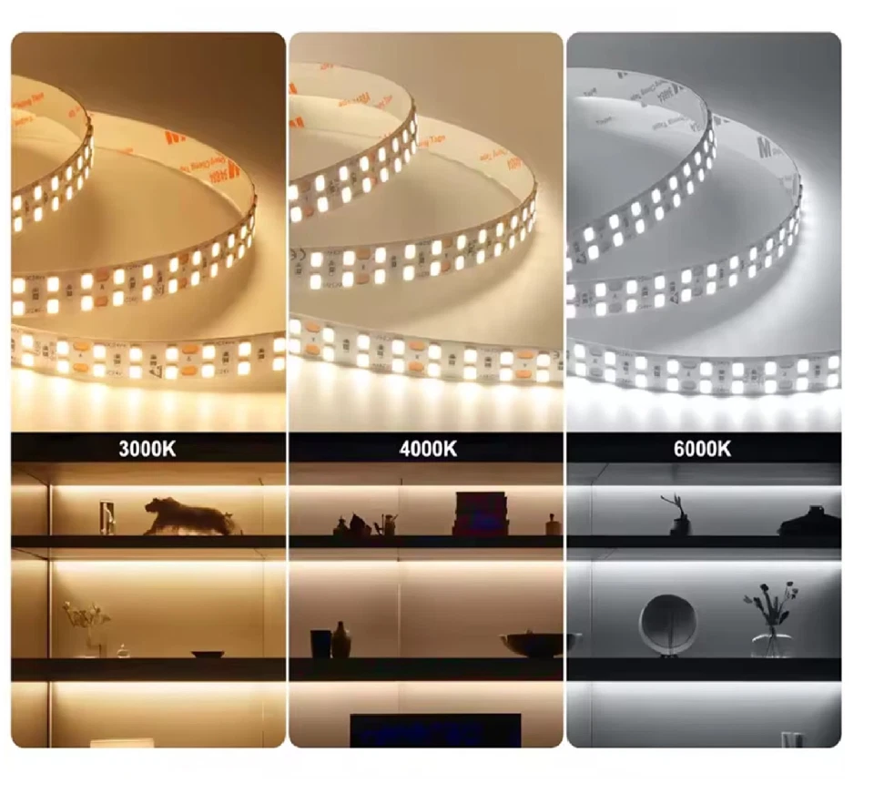 STRISCIA LED 24V CRI98 ALTA POTENZA LUNGHEZZA e LUCE a SCELTA 120-180-240 LED/MT - Immagine 3 di 4