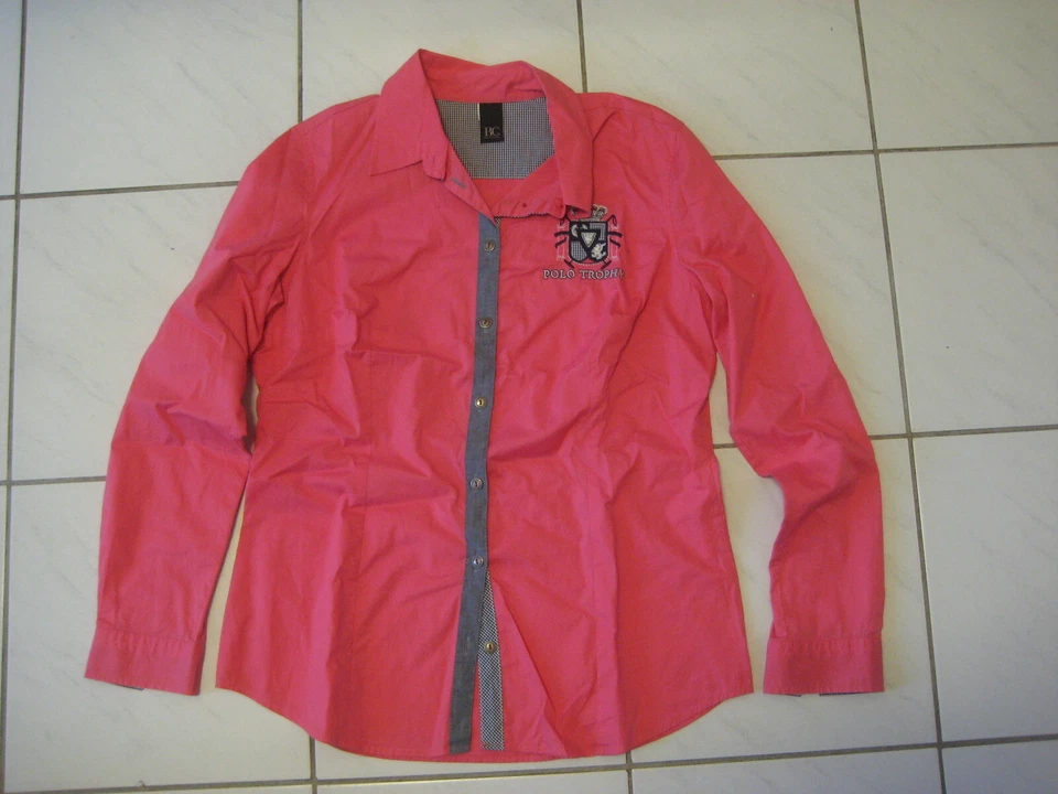 BC Best Connections Damen Bluse pink langarm in Größe 42 - Bild 2 von 4