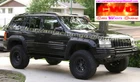 JEEP GRAND CHEROKEE ZJ 1992 - 1998 FENDER FLARES - WHEEL ARCH EXTENSIONS
