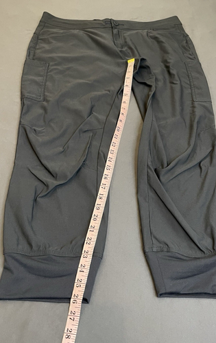 Prana Jogger Pants Womens 16 Reg Gray Cargo Outdoor Hiking Drawstring Comfy - Imagen 11 de 12