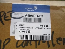 NIB Johnson Controls Temperature Control Range 100/240 DEG F     A19ADB-2C