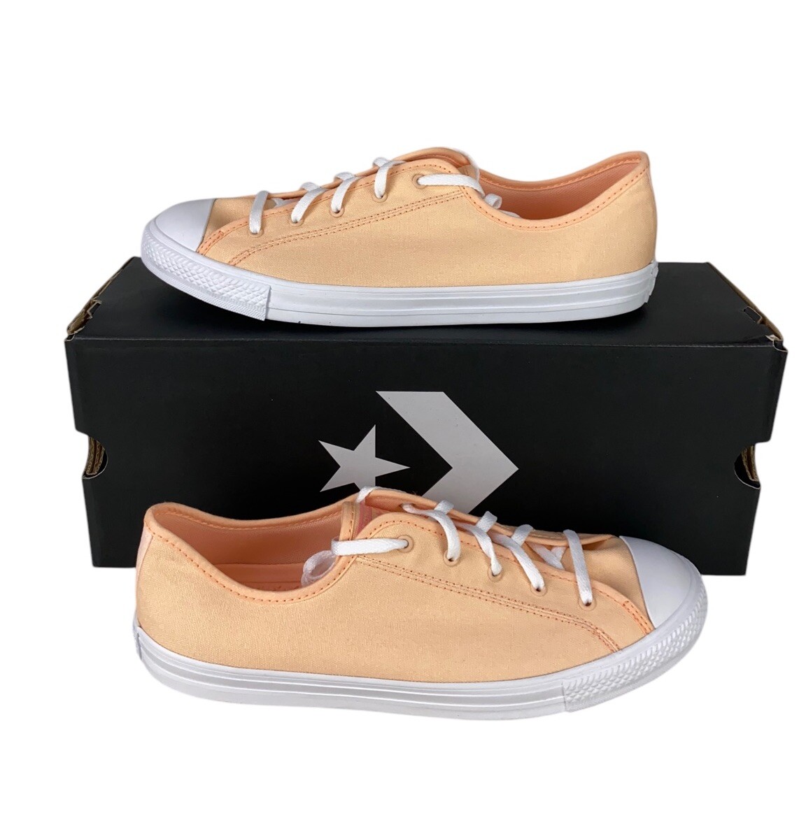 NEW Converse Chuck Taylor All Star Dainty Ox Coral White Womens