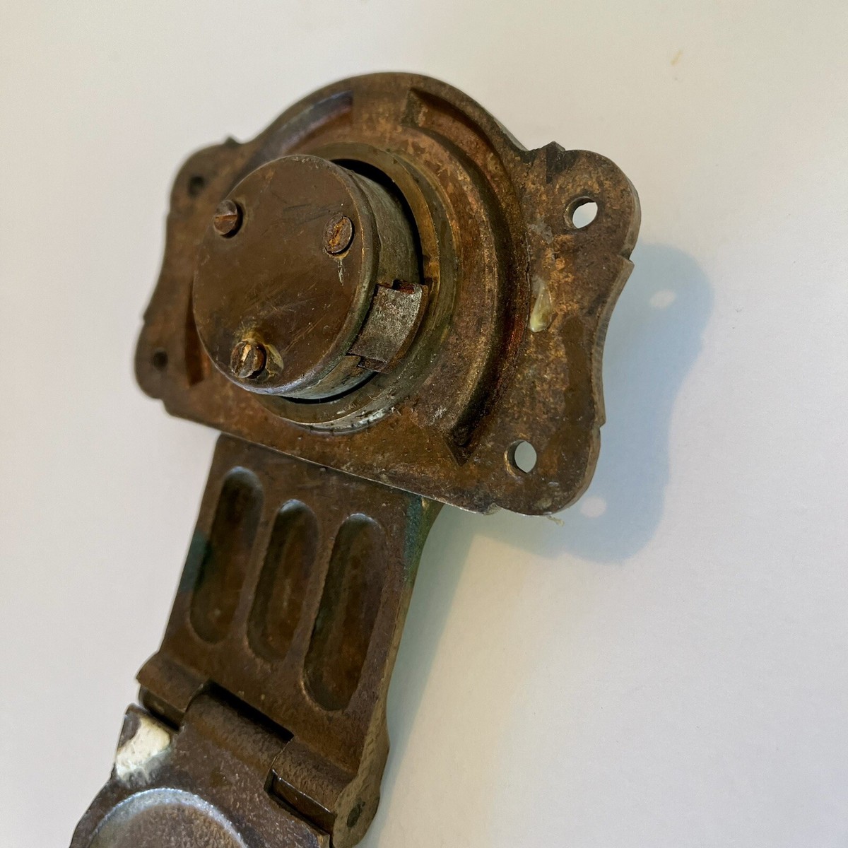 Antique Patent 1898 Eagle Lock Co Terryville Conn USA Trunk Lock