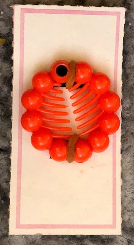 Pony Tail Holder on Store Rack Display Card 1960's Vintage Original NOS Unused