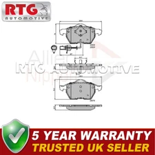 Front Brake Pads Set Fits Audi A4 1995-2009 A6 1997-2011 VW Passat 1996-2005