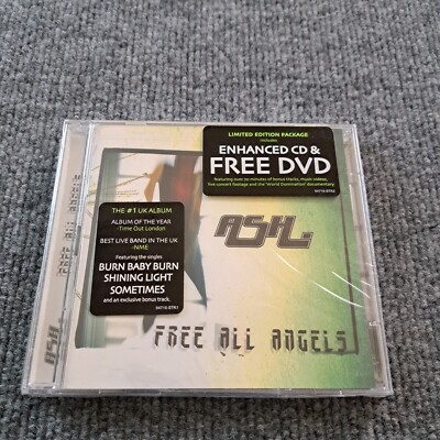 Ash Free All Angels Audio CD And DVD New Sealed