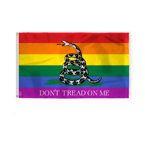Tread on Me Flagge - doppelseitig bedruckt - Messingtüllen - verblassensichere Farben - Bild 5 von 16