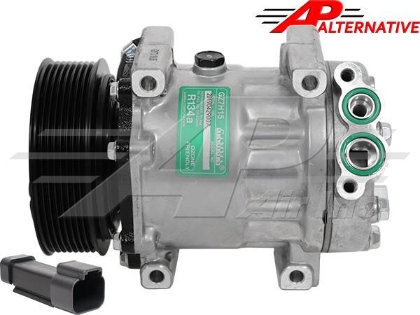 320/08562 New A/C Compressor With 8 Groove Clutch Fits JCB - 1