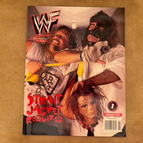 WWF Magazine February 1999 - Mick Foley, Al Snow, Mankind, WWE