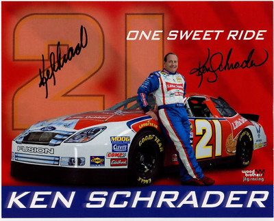 Ken Schrader - Signed Color Photograph