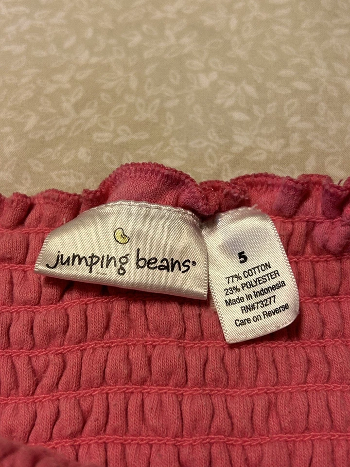 Vestido de felpa rosa para niñas talla 5 Foto 3 de 3