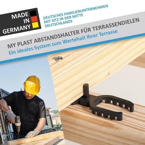 800 Abstandhalter 4 mm - 7 mm für Terrassendielen Distanzhalter Abstandshalter - Bild 6 von 27