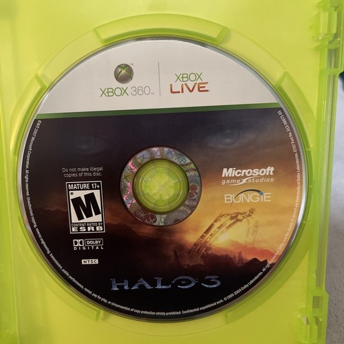 Halo 3 - (Xbox 360, 2007) *CIB w/ Poster* Great Condition*+Manual-Insert Tested - Picture 9 of 16