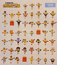 2020 McDONALD'S Minions Rise of Gru Dreamworks HAPPY MEAL TOYS