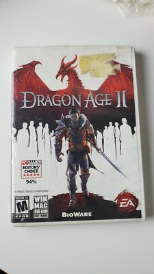 DRAGON AGE II 2 Electronic Arts Bioware Windows/Mac PC Game DVD W Manual 