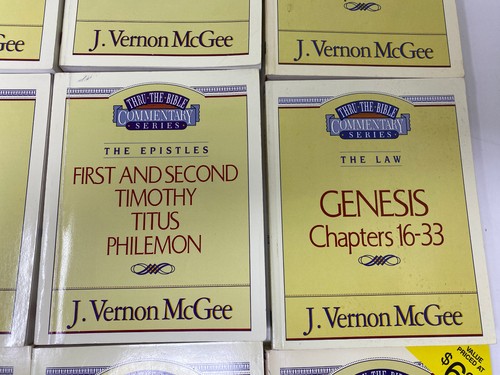 Durch die Bibel 56 Bücher Lot Kommentare aus der J. Vernon McGee Serie Mix Lot - Bild 16 von 24