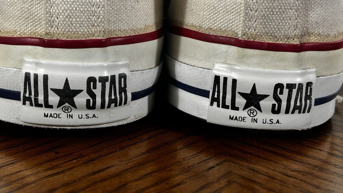 Converse Chuck Taylor All Star Vintage 80's High Top Sneakers Made