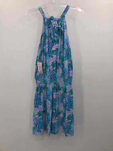 Pre-Owned Lilly Pulitzer Blue Size XXS Sleeveless Romper - Picture 2 of 3