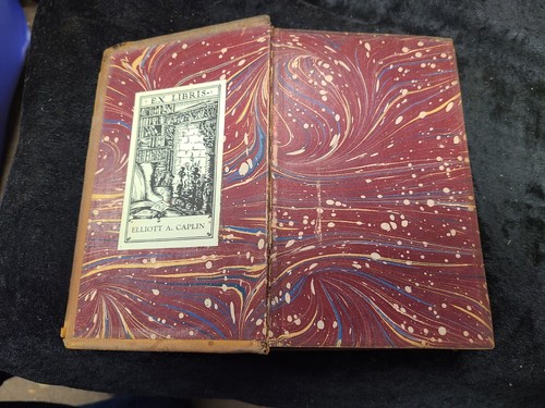 Antique 1870 Idylls Of The King by Alfred Tennyson Hardcover Leather Strahan - Picture 2 of 10