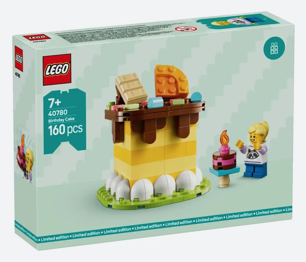 Lego Birthday Cake 40780 Limited Edition 2025 Exclusive GWP New In Box