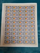 #914  Belgium Overrun Country World War II MNH  5¢  Sheet of 50   1943
