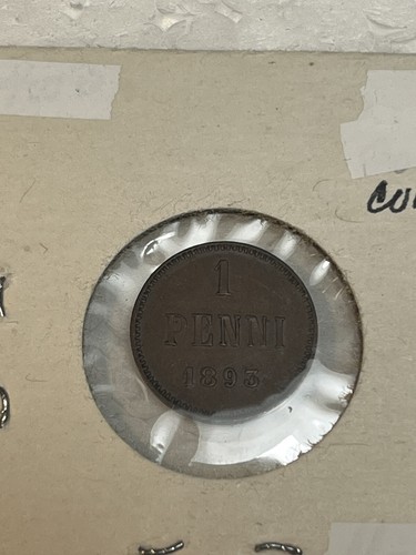 1866 - 1914 Finland, Under Russian Rule One 1, 5 & 10 Pennia VF - AU 9 Coin Lot - Picture 13 of 20