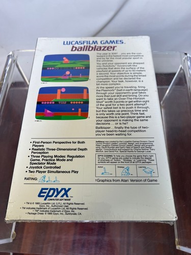 BALLBLAZER LUCASFILM by Epyx ~ Atari Computers ~ BIG boxed ~ Vintage DISK Sealed - Picture 6 of 16