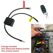 12V Motorcycle Battery Disconnect Cut Off Isolator Master Switch Wireless Remote