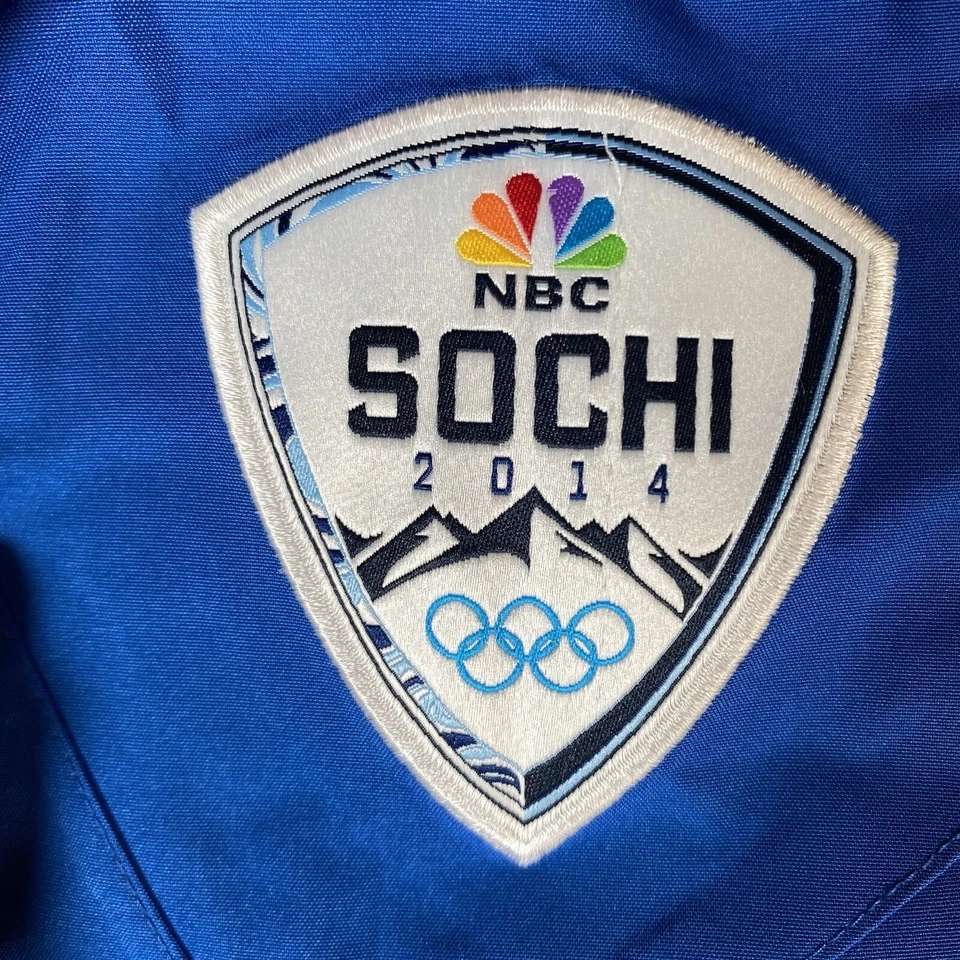 Abrigo de invierno NIKE SOCHI 2014 Olimpiadas para mujer azul con capucha talla XL Foto 4 de 4