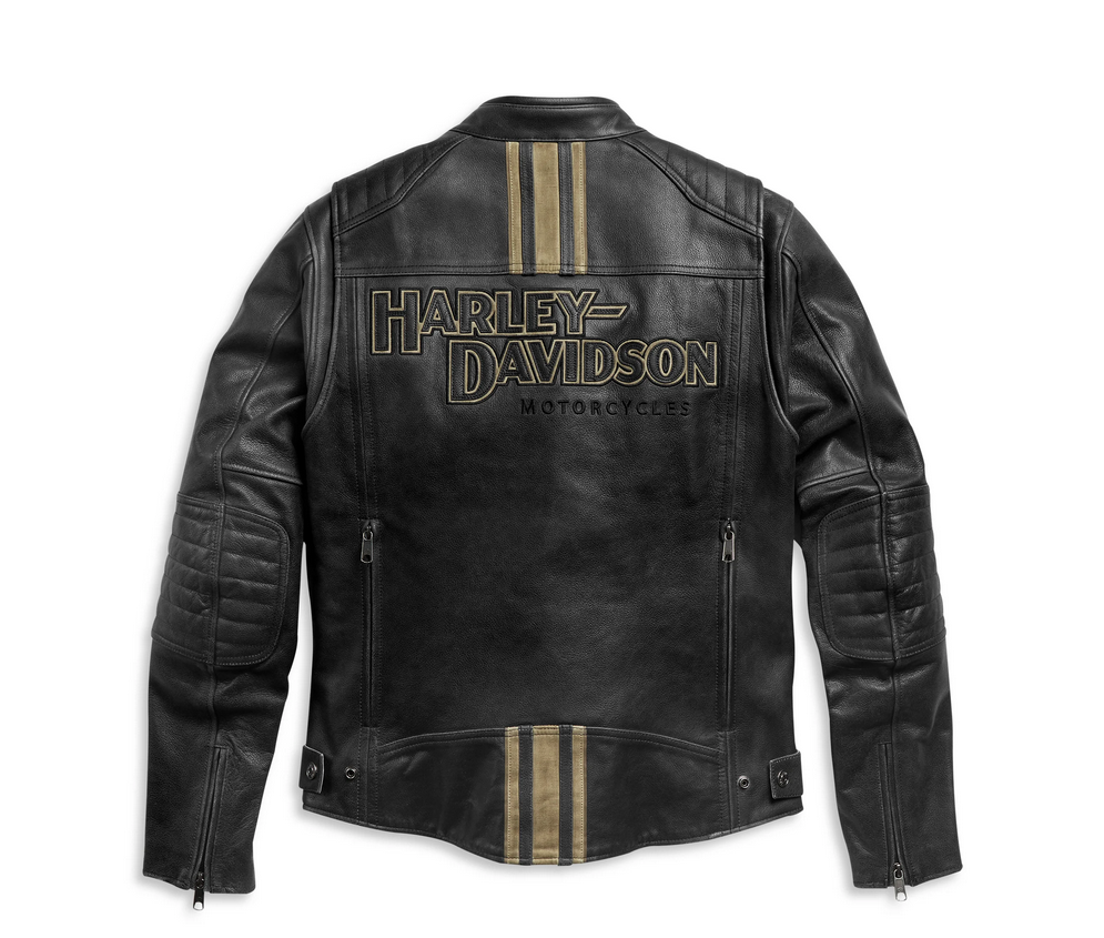 Harley Davidson Men's Triple Vent Passing Link II Leather Jacket