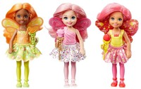 Barbie Chelsea Dreamtopia Small Fairy Doll Gumdrop, Cupcake, Citrus Barbie Chelsea Dreamtopia Small Fairy Doll Gumdrop, Cupcake, Citrus