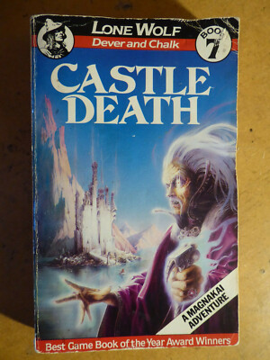 Lone Wolf Book 7 The Castle of Death by Joe Dever and Gary Chalk 